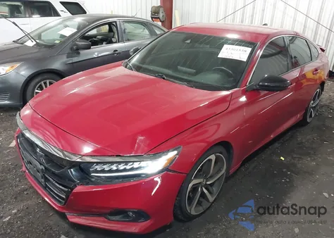2021 Honda Accord Sport from USA, damaged, VIN 1HGCV1F35MA074974
